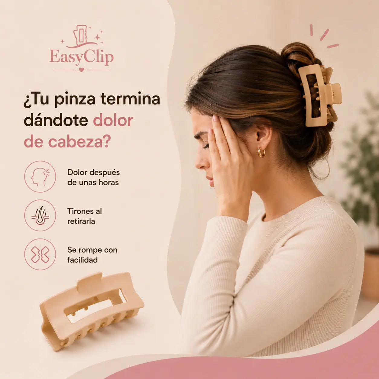 EasyClip - La pinza que no da dolor de cabeza (Promo: Compra 3 y recibe 5)