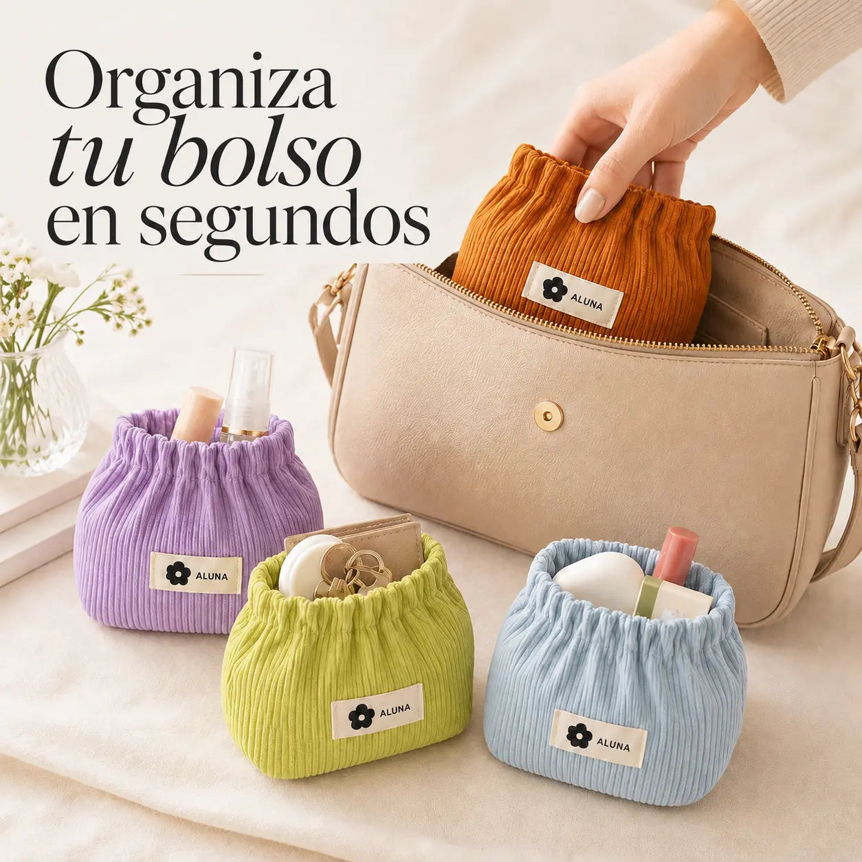 Organizadores para tu bolso - (Lleva 4X2 sólo por esta semana)