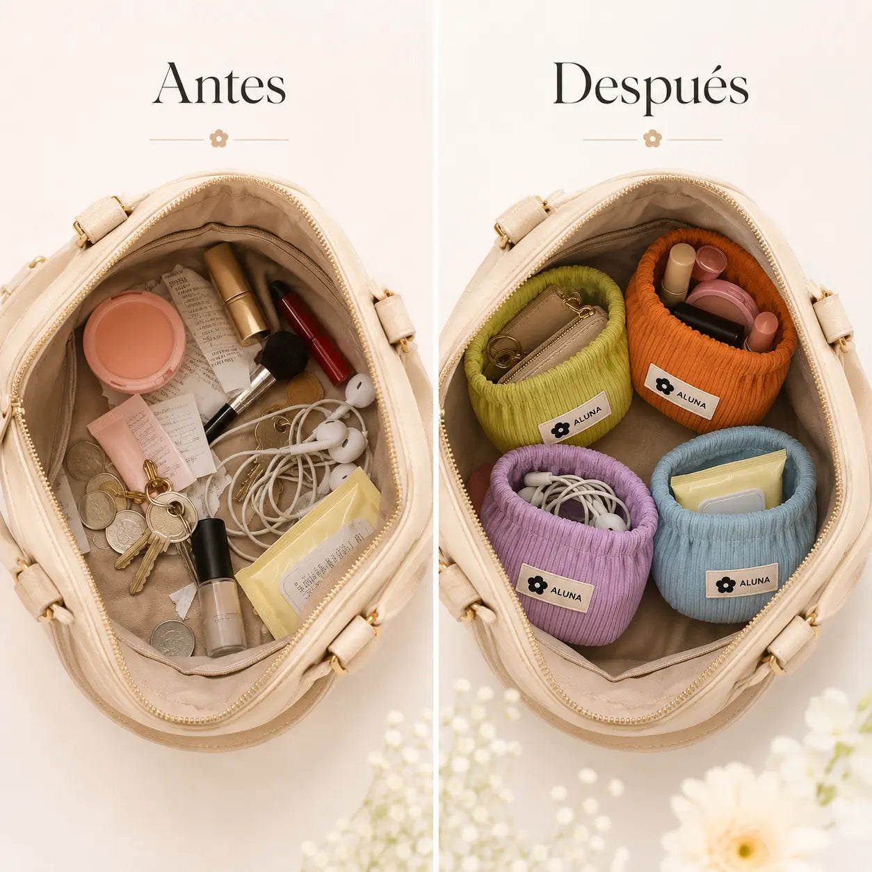 Organizadores para tu bolso - (Lleva 4X2 sólo por esta semana)