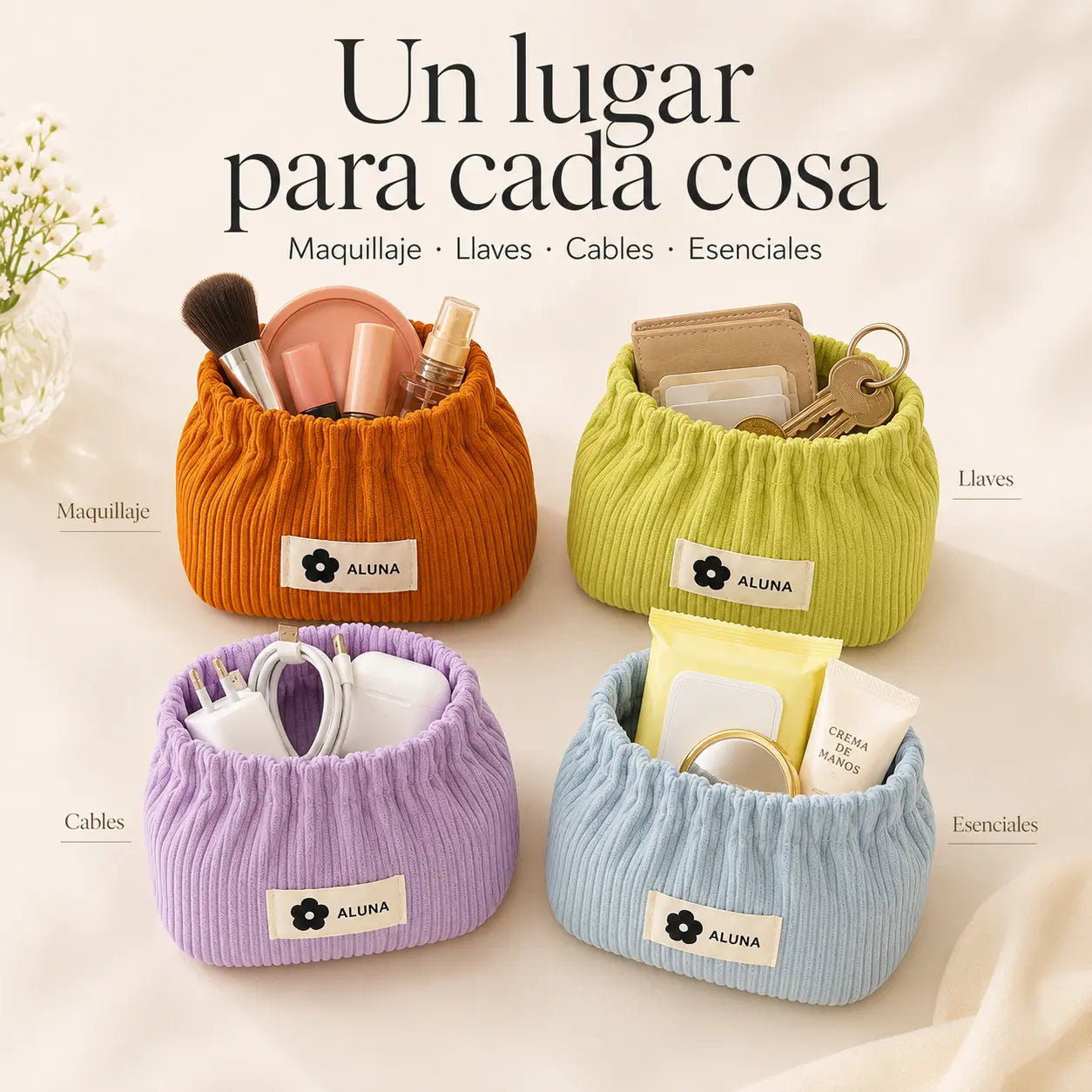 Organizadores para tu bolso - (Lleva 4X2 sólo por esta semana)