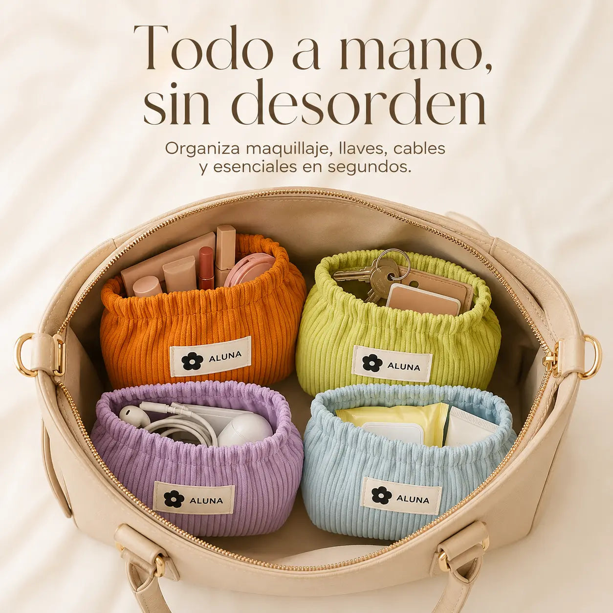 Organizadores para tu bolso - (Lleva 4X2 sólo por esta semana)