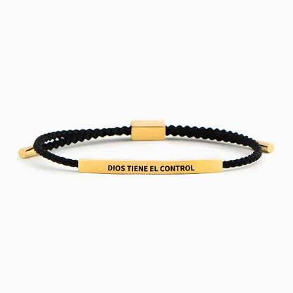 Pulsera “Dios tiene el control” | Oferta especial: Paga 1 lleva 2  unidades
